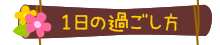 1日の過ごし方